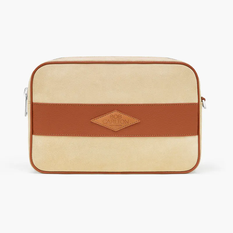 Håndveske Semsket  beige
